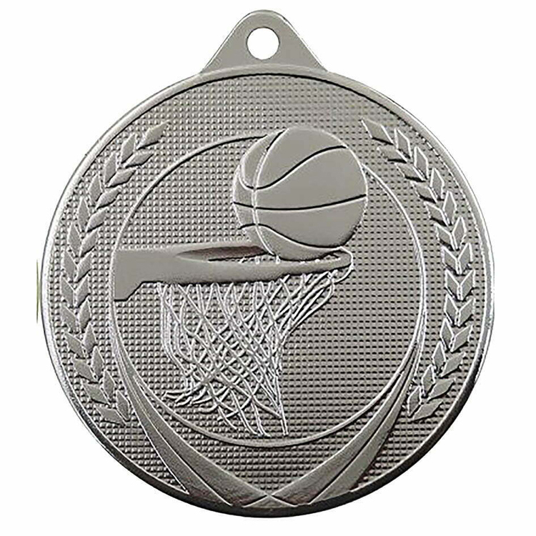 100 stk Basketball Medaljepakke - Jonas 50 mm - Inkl. medaljebånd